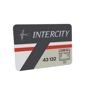 43132 Intercity Swift Clear metalsign