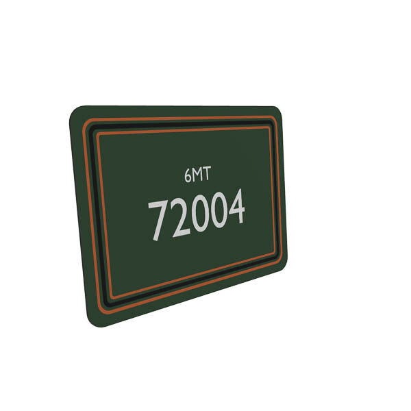 BR Lined Green Steam Loco Personalised Mousemat