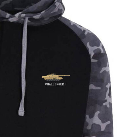 Camo Black Challenger Tank Hoodie