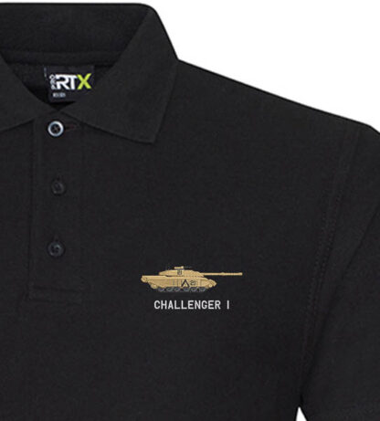 Challenger Tank Black Polo