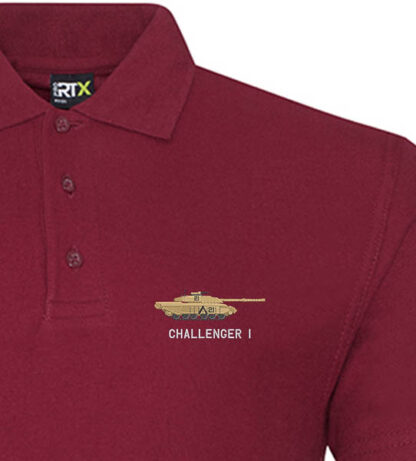 Challenger Tank Burgundy Polo