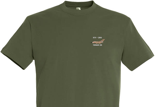 Desert Storm Tornado Mil Green T-shirt