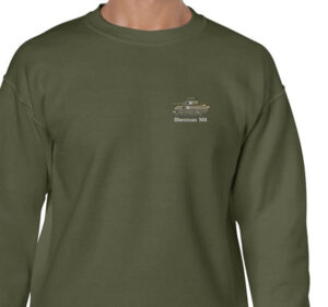 Sherman Tank Mil Green Sweatshirt