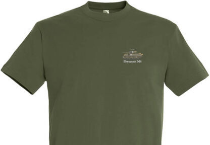 Sherman Tank Embroidered T-Shirt