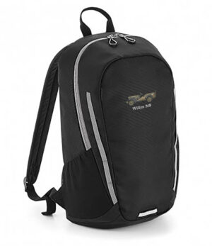 Willys Jeep Black Backpack