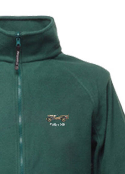 Willys Jeep Bottle Green Fleece