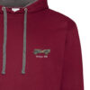 willys jeep burgundy and grey Hoodie