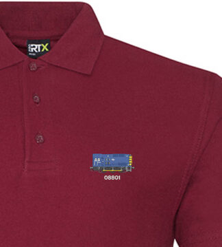 08801 Burgundy polo