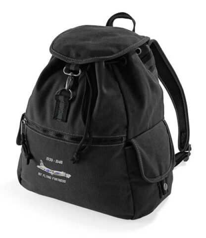 100th BG B17 black Canvas Rucksack