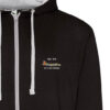 94th BG B17 black heather zipped hoodie