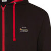 94th BG B17 black red zipped hoodie