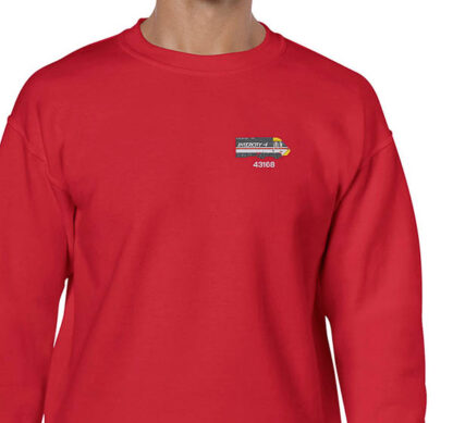 Class 43 Intercity Swallow Red Sweatshirt