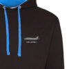 f35B black sapphire blue hoodie