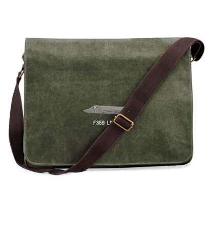 F35b green Messenger Bag