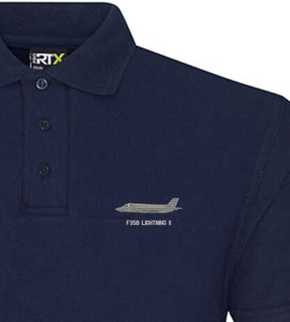 Navy Blue F35 Polo