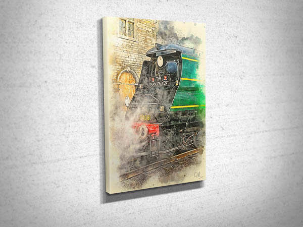 34092 92 Squadron Digital Painting Canvas Art Print