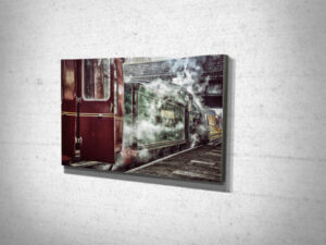 Atmospheric 777 Sir Lamiel Steam Train Canvas Print Atmospheric 777 Sir Lamiel Steam Train Canvas Print