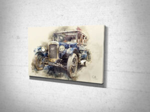 Austin 16 Classic Car Canvas Print