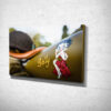 Betty On A Harley Canvas Print Betty On A Harley Canvas Print