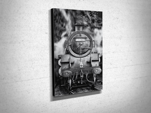 Black and White 80136 at Pickering Canvas Print Black and White 80136 at Pickering Canvas Print