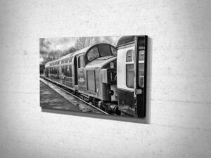 Black and White Class 40 D335 Canvas Print Black and White Class 40 D335 Canvas Print