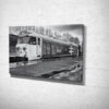 Black and White Class 50 Loco 50015 Valiant at Bury Canvas Print Black and White Class 50 Loco 50015 Valiant at Bury Canvas Print