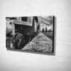 Black and White Low angle Bulleid Light Pacific Canvas Print Black and White Low angle Bulleid Light Pacific Canvas Print