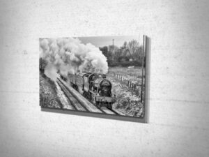 Black and White Witherslack Hall in the Snow Canvas Wall Art Print Black and White Witherslack Hall in the Snow Canvas Wall Art Print