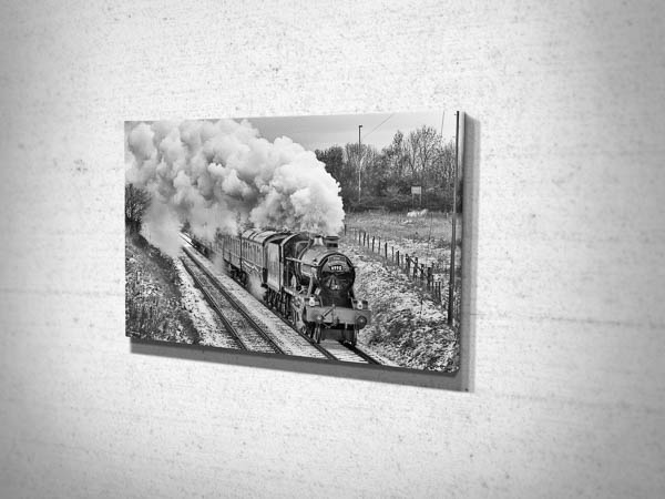 Black and White Witherslack Hall in the Snow Canvas Wall Art Print Black and White Witherslack Hall in the Snow Canvas Wall Art Print