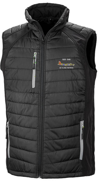Black Grey B17 Body warmer