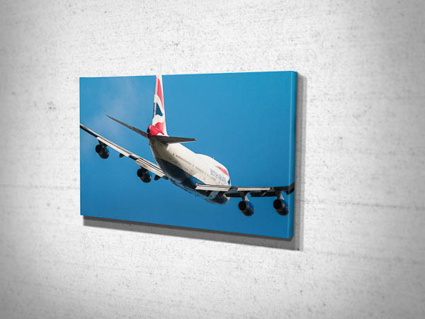 British Airways Boeing 747 Canvas Print British Airways Boeing 747 Canvas Print
