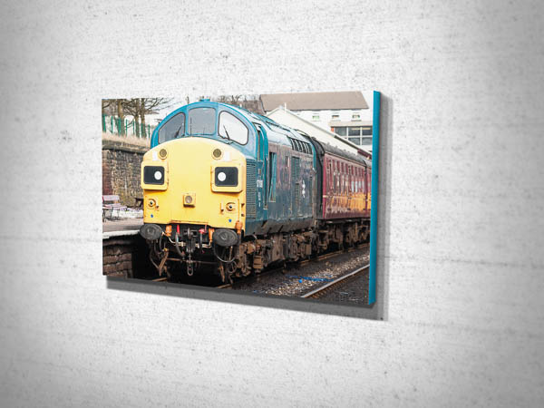 Class 37 37109 at Bury Canvas Print Class 37 37109 at Bury Canvas Print
