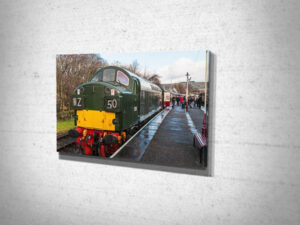 Class 40 D335 at Rawtenstall Canvas Print Class 40 D335 at Rawtenstall Canvas Print