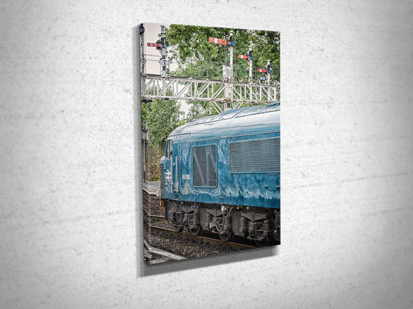 Class 45 45108 at Bury Canvas Print Class 45 45108 at Bury Canvas Print