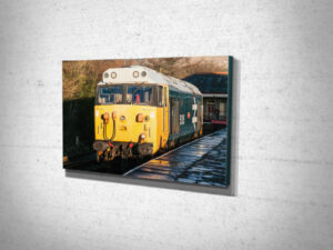 Class 50 50015 Valiant at Rawtenstall Railway Station Canvas Print Class 50 50015 Valiant at Rawtenstall Railway Station Canvas Print