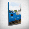 Class 55 55007 Pinza Under Semaphores Canvas Print Class 55 55007 Pinza Under Semaphores Canvas Print