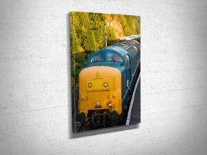 Class 55 55019 Evening Light Front View Canvas Wall Art Print Class 55 55019 Evening Light Front View Canvas Wall Art Print