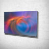 Cosmic Aurora Digital Art Canvas Print