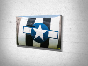 D Day Stripes on Side of C47 Canvas Art Print D Day Stripes on Side of C47 Canvas Art Print