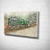 Digital Painting of Sir Keith Park Canvas Print Digital Painting of Sir Keith Park Canvas Print