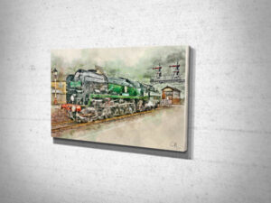 Digital Painting of Sir Keith Park Canvas Print Digital Painting of Sir Keith Park Canvas Print
