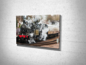 Double Headed Steam Train Canvas Print Double Headed Steam Train Canvas Print