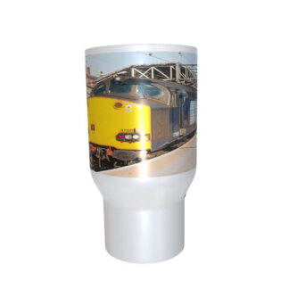 DRS Class 37 Locos at Crewe Station travel mug