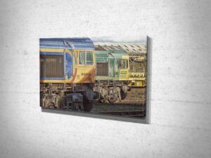 GBRF and Freightliner Class 66s Canvas Print GBRF and Freightliner Class 66s Canvas Print