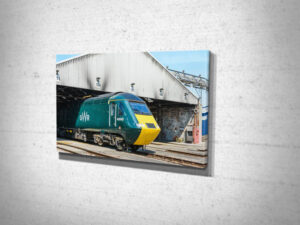GWR Class 43 HST 43093 at Old Oak Common Canvas Print GWR Class 43 HST 43093 at Old Oak Common Canvas Print