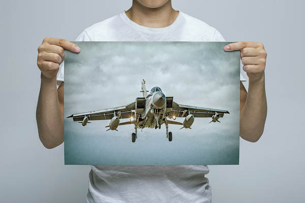 Man Holding 41 Sqn Tornado Wall Art Print Man Holding 41 Sqn Tornado Wall Art Print