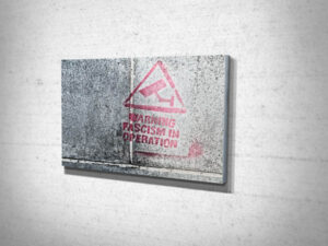 Protest Graffiti Canvas Print Protest Graffiti Canvas Print