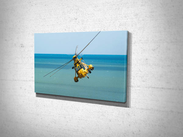 RAF Sea King Rescue Helicopter Canvas Print RAF Sea King Rescue Helicopter Canvas Print