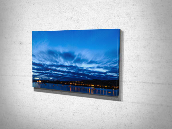 River Teign Blue Hour Wall Art Print Canvas Print River Teign Blue Hour Wall Art Print Canvas Print