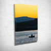 Rower on River Teign Canvas Print Rower on River Teign Canvas Print